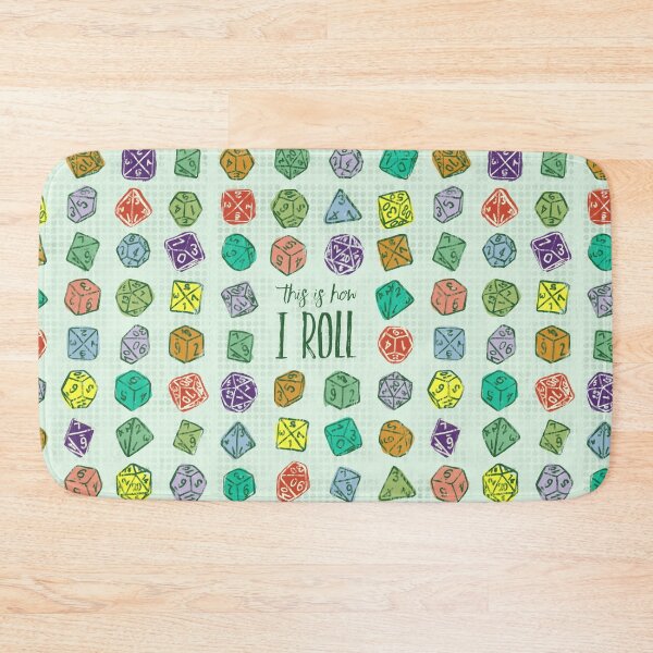 Item preview, How I Roll Gamer Dice Green designed and sold by SakuraSkies.