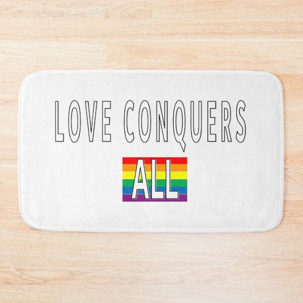 Item preview, Love Conquers All LGBT Pride designed and sold by alex96207.