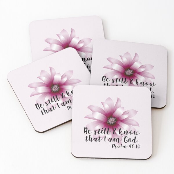 Item preview, “Be Still and Know That I am God” Psalm 46:10 designed and sold by PawsitiveMum.