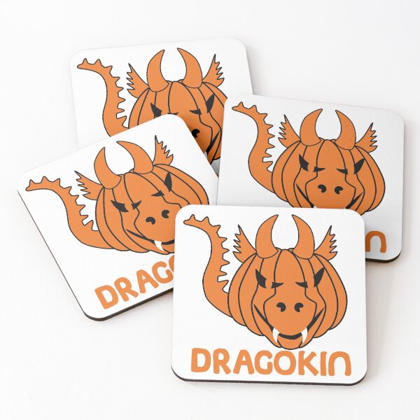 Item preview, Halloween dragokin. Dragon shaped pumpkin. designed and sold by ReluctantChickn.