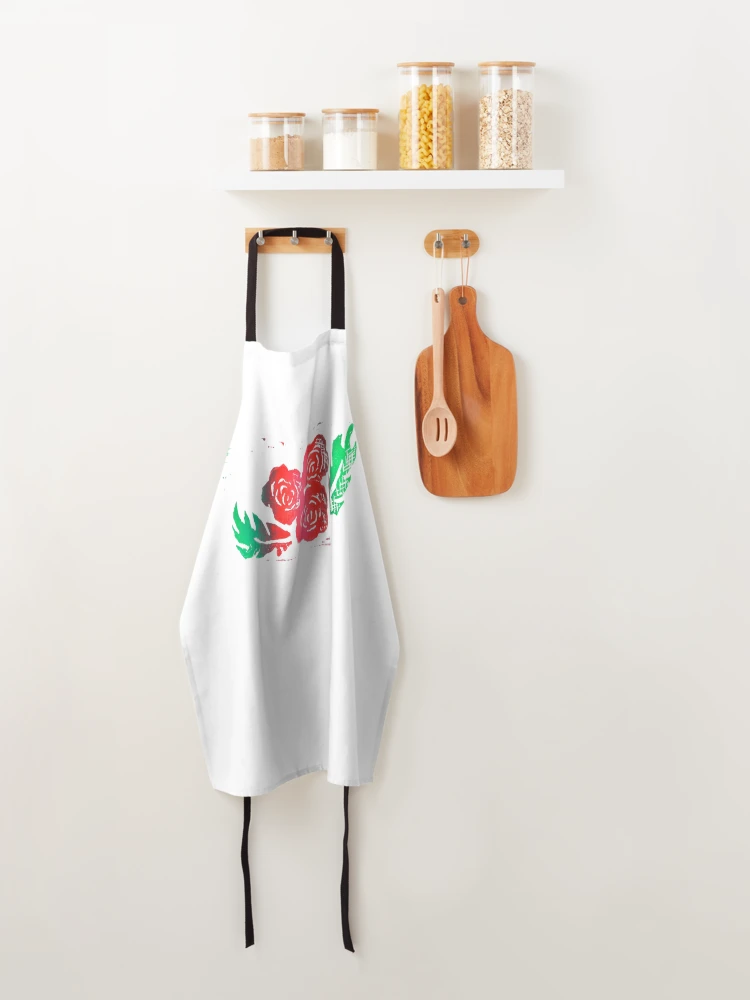 Thumbnail 4 of 6, Apron, Ombre Roses designed and sold by GworksofArt.