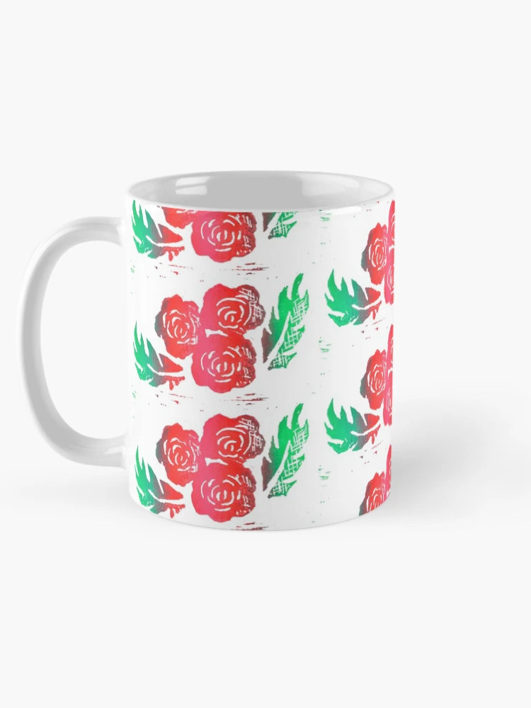 Thumbnail 5 of 6, Coffee Mug, Ombre Roses designed and sold by GworksofArt.