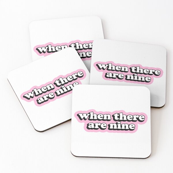 Item preview, When There Are Nine Ruth Bader Ginsburg RBG designed and sold by RandomStuffShop.