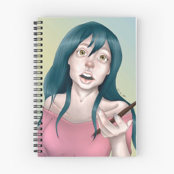 Item preview, blue hair version of "lost in thought" designed and sold by abochic.