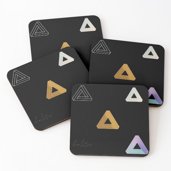 Item preview, Math gold black unicorn sticker magnet pack pattern Greek letter designed and sold by aloresarts.