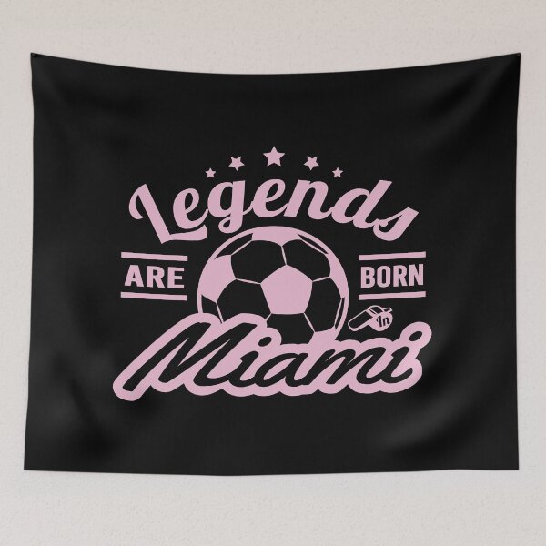 Item preview, Legends Are Born In Miami , Soccer fan typography vintage gift designed and sold by lamjar-art.
