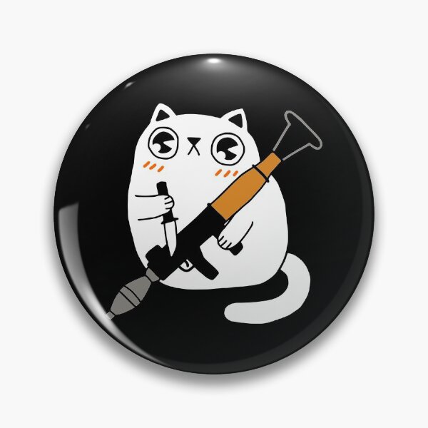 Item preview, Cuddly Combat Cat designed and sold by obinsun.