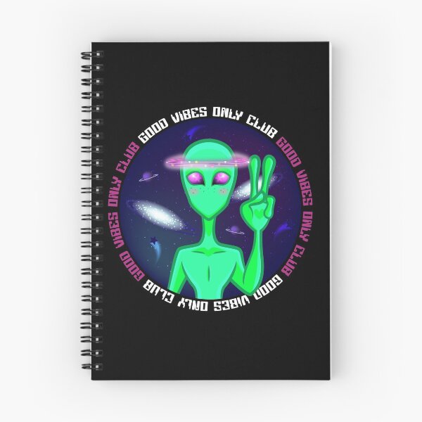 Item preview, Good Vibes Only Alien designed and sold by Sara Sanddollar.