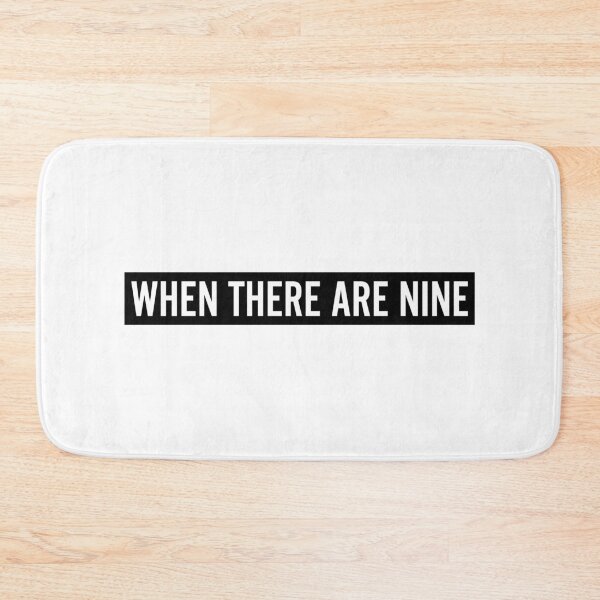 Item preview, When There Are Nine Ruth Bader Ginsburg RBG designed and sold by RandomStuffShop.
