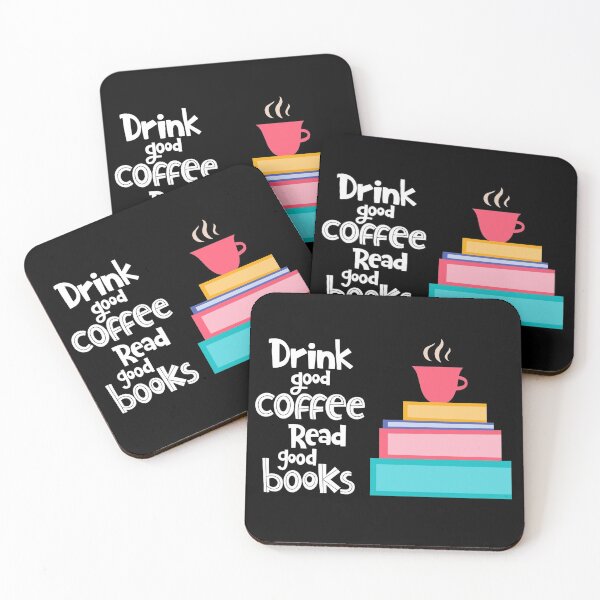 Item preview, Drink good coffee, read good books designed and sold by ElenaDanilo.