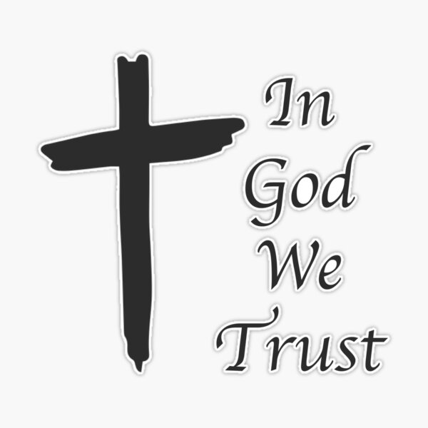 Trust Cross - Christian Themed Crucifix, Trust In God Trust Cross - Christian Themed Crucifix, Trust In God