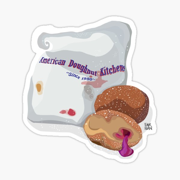 Queen Victoria Market Jelly Doughnuts Sticker