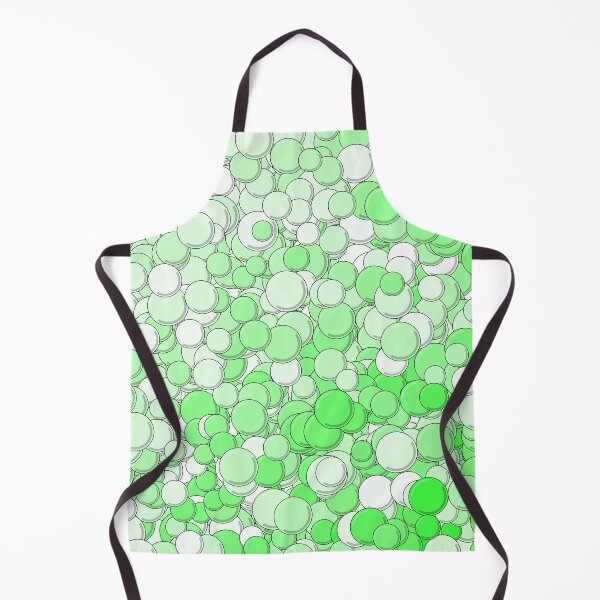 Item preview, Green and White Bubbles designed and sold by MathenaArt.