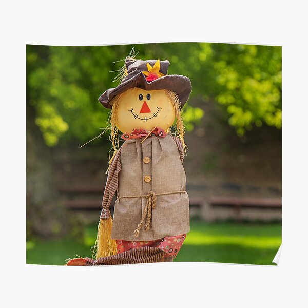 "Scarecrow In The Park" Poster by FreelanceJim Redbubble