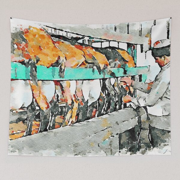 Item preview, Goats at milking designed and sold by Giuseppe Cocco.