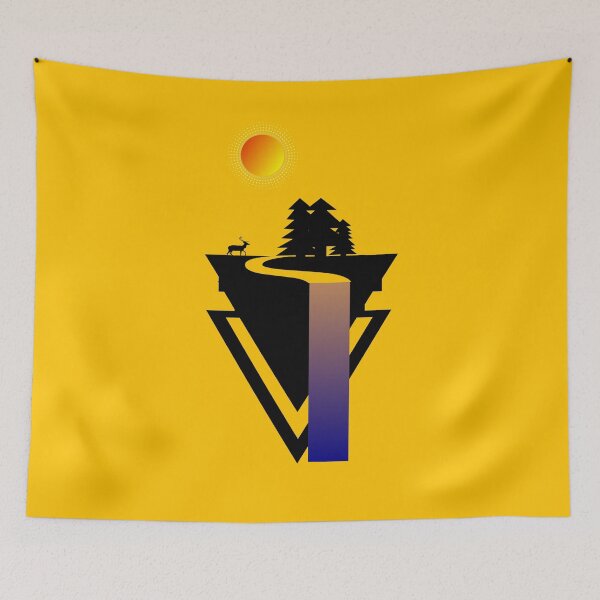 Item preview, Minimalist Scandinavian landscape designed and sold by NNAANN.