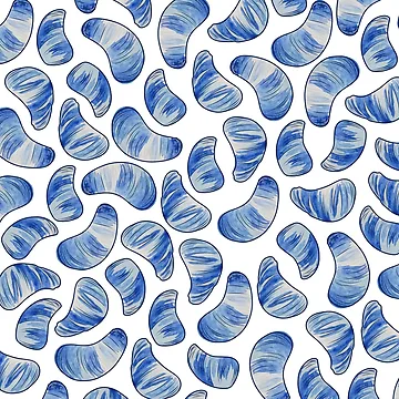 Artwork thumbnail, Mussels Pattern by Krystal Thomas