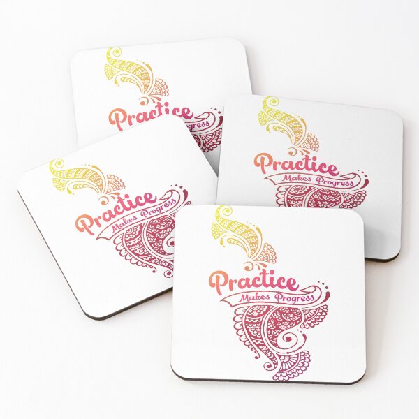 Item preview, Practice makes progress henna design designed and sold by InstaEtchStudio.
