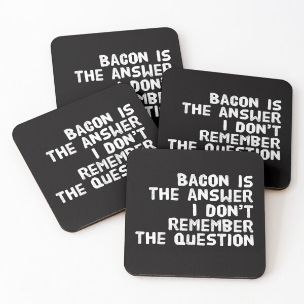 Item preview, Bacon is The Answer. I Don't Remember the Question Keto designed and sold by Elena's Shop.