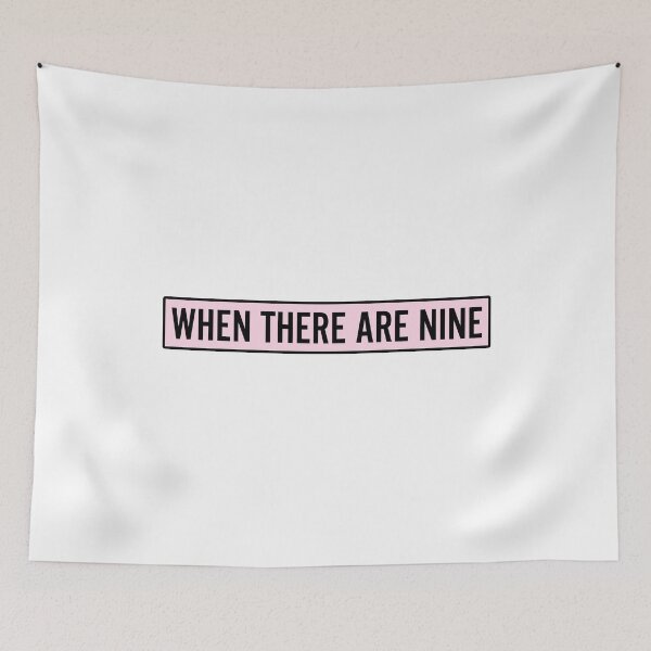 Item preview, When There Are Nine Ruth Bader Ginsburg RBG designed and sold by RandomStuffShop.