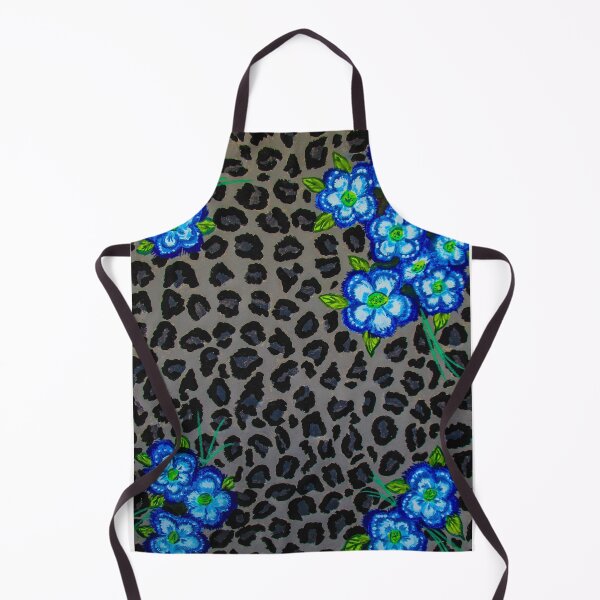 Item preview, Snow leopard floral print designed and sold by dawnsiegler.