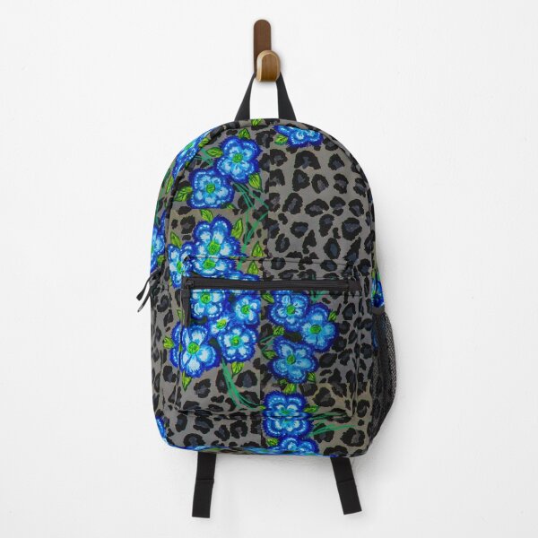 Item preview, Snow leopard floral print designed and sold by dawnsiegler.