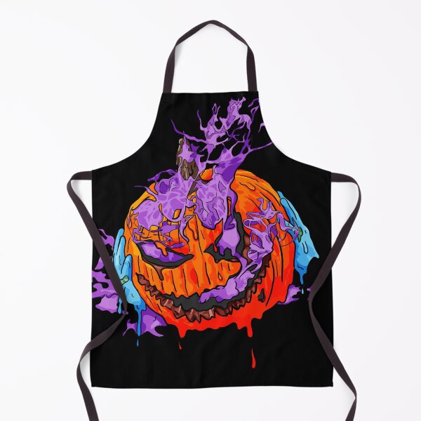 Item preview, Halloween Pumpkin Smoke Digital Grime Art designed and sold by Krystian Stafford.