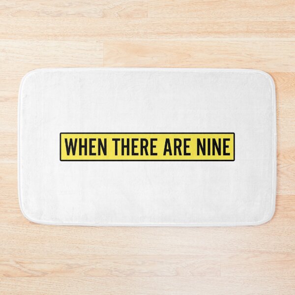 Item preview, When There Are Nine Ruth Bader Ginsburg RBG designed and sold by RandomStuffShop.