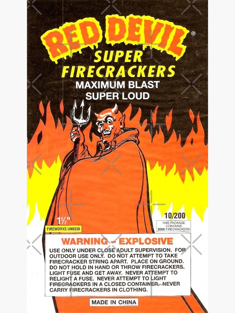 Vintage Red Devil Firecrackers! by indieteesnow