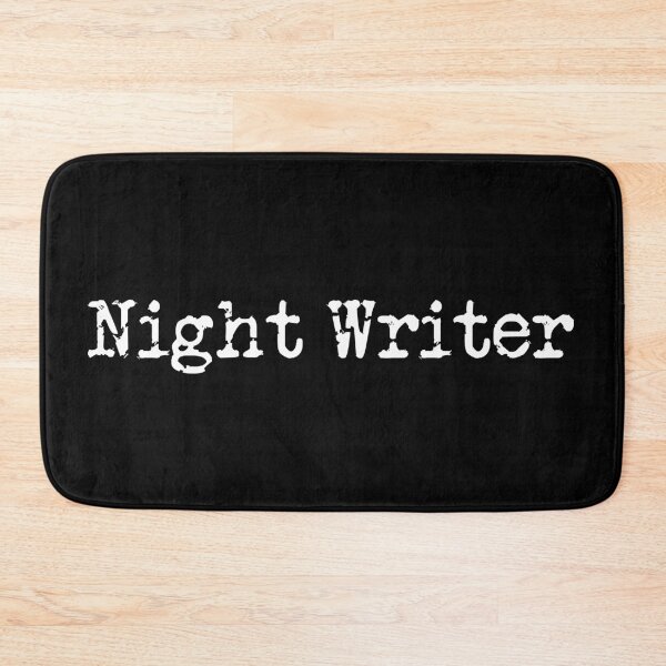 Item preview, Night Writer in White designed and sold by TeaRoseWriter.