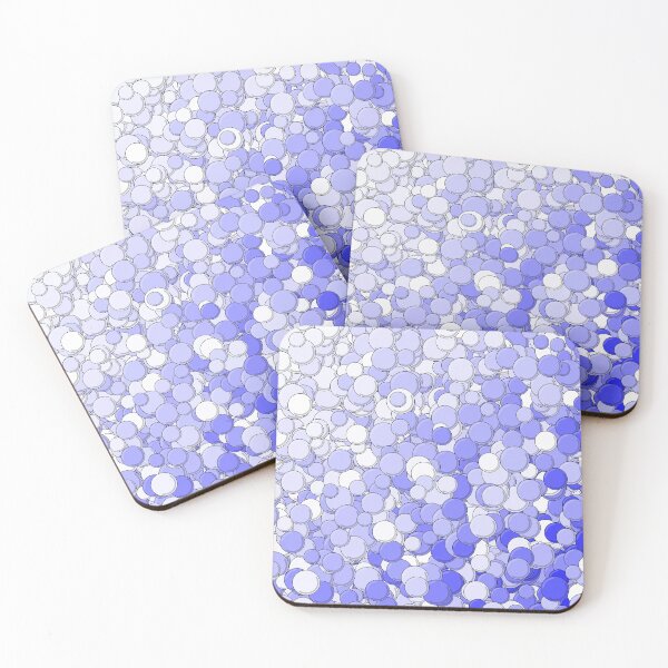 Item preview, Blue and White Bubbles designed and sold by MathenaArt.