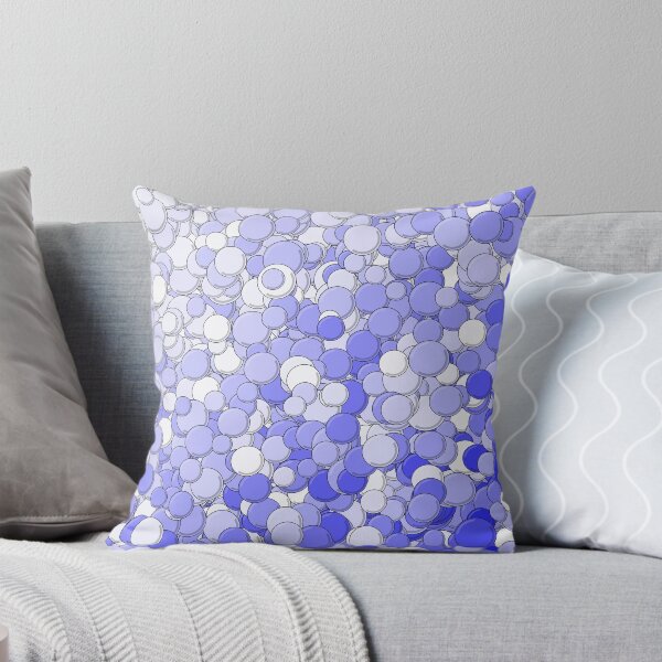Item preview, Blue and White Bubbles designed and sold by MathenaArt.