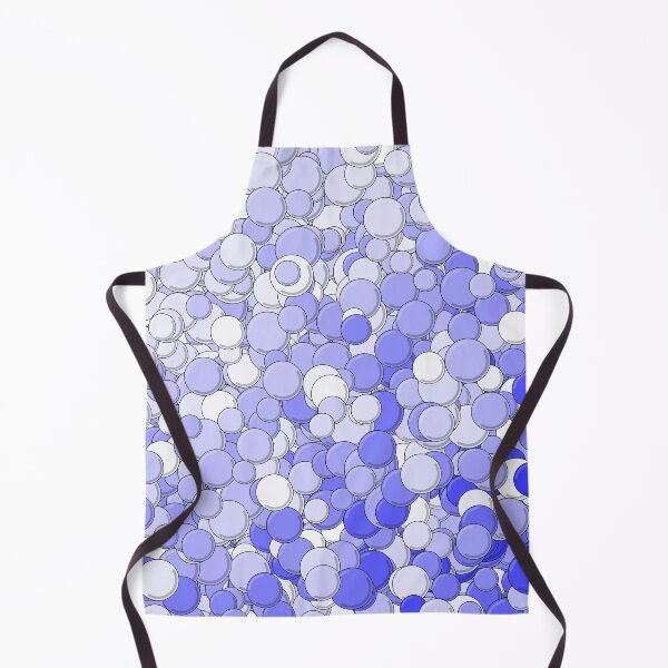 Item preview, Blue and White Bubbles designed and sold by MathenaArt.