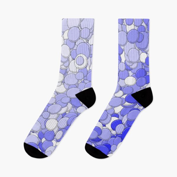 Item preview, Blue and White Bubbles designed and sold by MathenaArt.