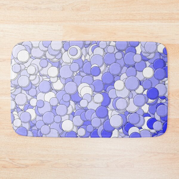 Item preview, Blue and White Bubbles designed and sold by MathenaArt.