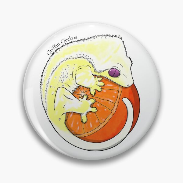Item preview, Crested with a Clementine- Colored designed and sold by GriffinGeckos.