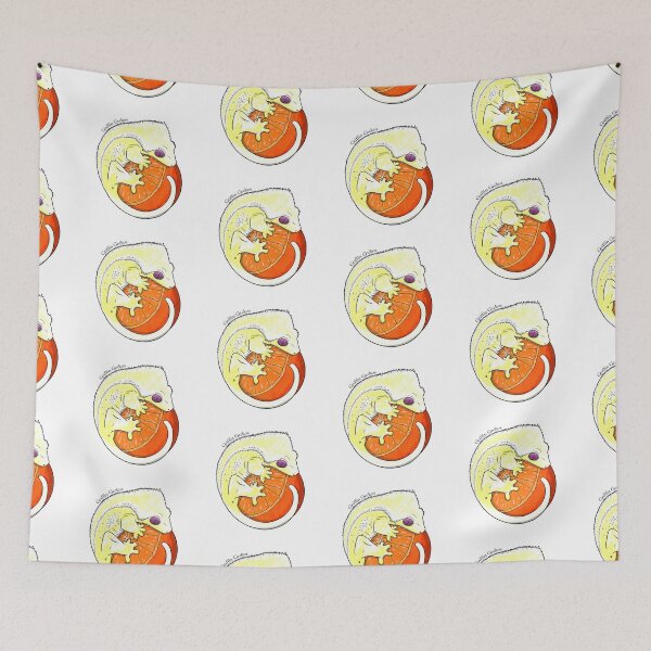 Item preview, Crested with a Clementine- Colored designed and sold by GriffinGeckos.