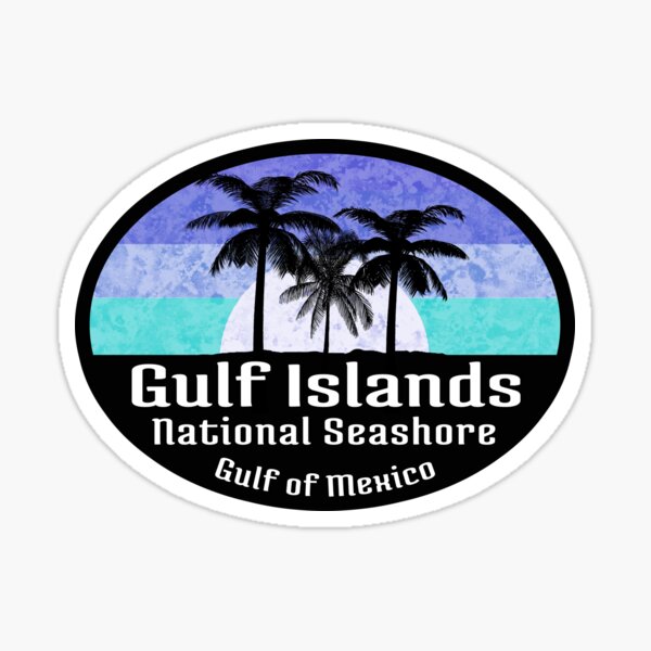 Aperçu de l'œuvre Gulf Islands National Seashore Florida Alabama Mississippi créée et vendue par DESTINATIONS DECAL.