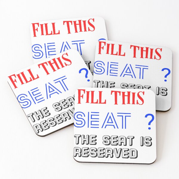 Item preview, Fill this seat? The seat is reserved designed and sold by aliblakhe.
