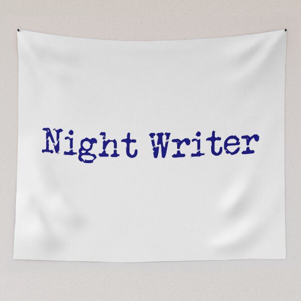 Item preview, Night Writer in Navy designed and sold by TeaRoseWriter.