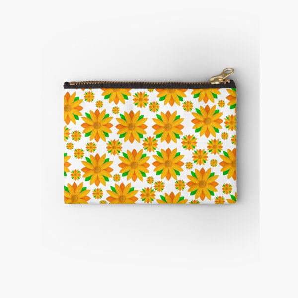 Item preview, Orange Flower Pattern On White Background designed and sold by Gsallicat.