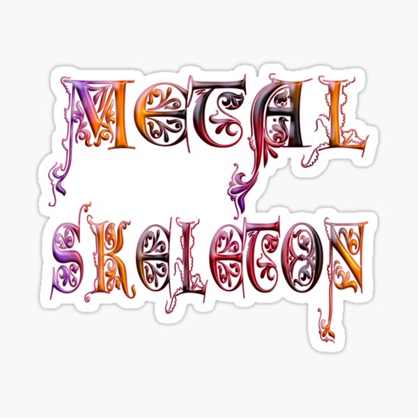 Item preview,  METAL SKELETON HALLOWEEN designed and sold by Ralek.