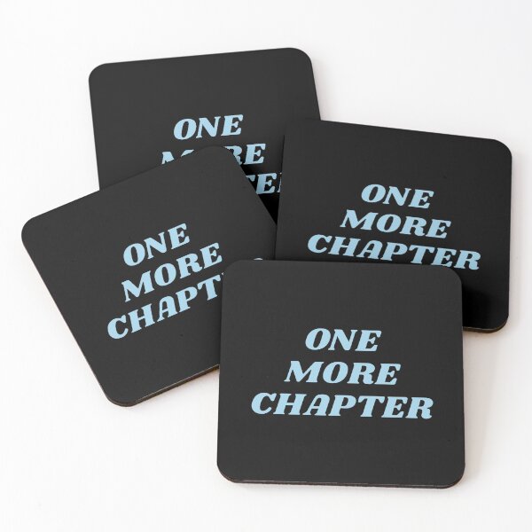 Item preview, One more chapter - book lovers quote - blue designed and sold by Inspirationmotivation.