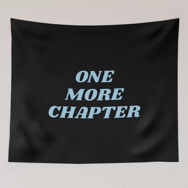 Item preview, One more chapter - book lovers quote - blue designed and sold by Inspirationmotivation.