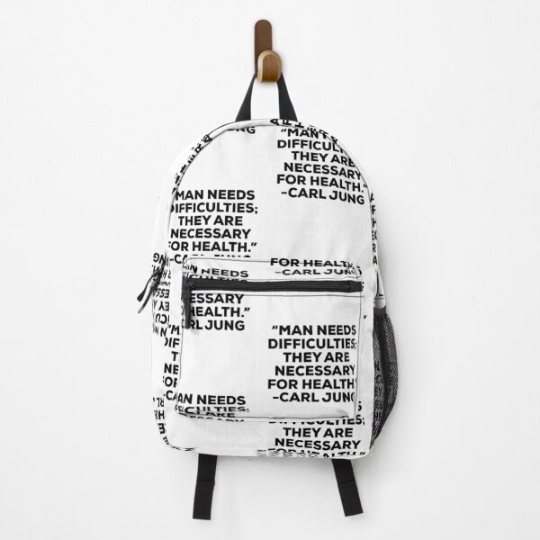 Item preview, Carl Jung Difficulties Quote designed and sold by HalpinDesign.