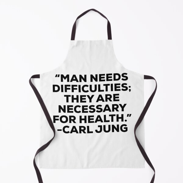 Item preview, Carl Jung Difficulties Quote designed and sold by HalpinDesign.