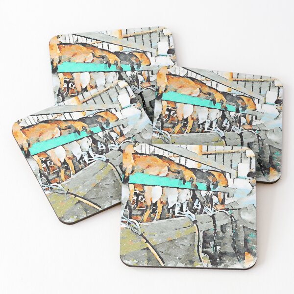 Item preview, Goats at milking designed and sold by Giuseppe Cocco.