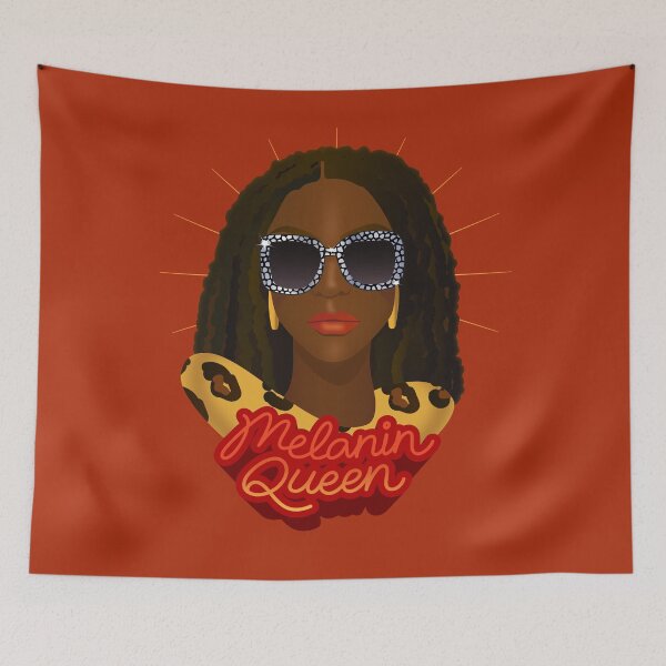 Item preview, Melanin Queen | Black girl magic, Natural Hair, Black is beautiful, Diverse Anti-Racist Black African Beauty Brown Skin Asian Indian Somali Jamaican  designed and sold by ruepix.