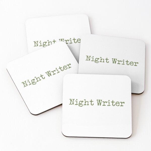 Item preview, Night Writer in Military Green designed and sold by TeaRoseWriter.