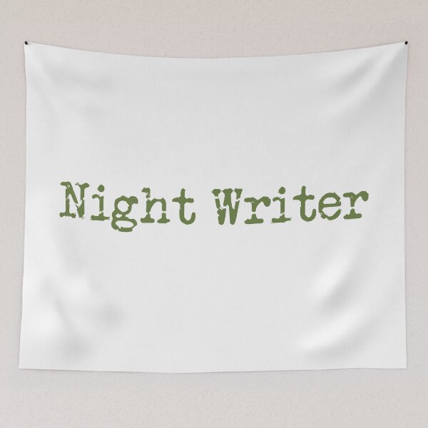 Item preview, Night Writer in Military Green designed and sold by TeaRoseWriter.